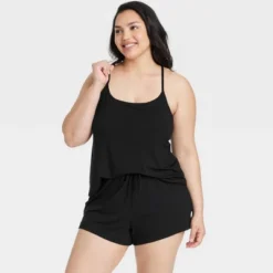 Women's Cloud Knit Tank Top And Shorts Pajama Set - Auden™ -Auden GUEST 0233c1df 32fb 42dc 895c fc195609c8f7