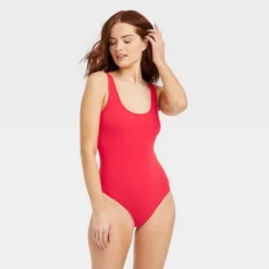 Women's Cotton Bodysuit - Auden™ Red -Auden GUEST 026acf5e e86b 4345 a7c2 425bb071019d