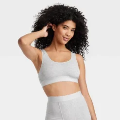 Women's Cotton Stretch Unlined Scoop Bralette - Auden™ -Auden GUEST 0b4c2c64 861b 485e 8ab3 a2217ef580c7