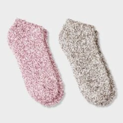 Women's Marled 2pk Cozy Low Cut Socks - Auden™ One Size -Auden GUEST 0db8a733 2dd7 400c 8976 fdffd2282b40