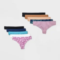 Women's 10pk Mix & Match Thong Underwear - Auden™ Assorted Color -Auden GUEST 0f9e38c5 a8dd 447f 910e 894496d739ba