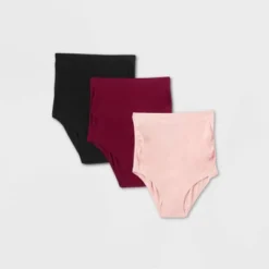 Maternity 3pk Over The Belly Hipster Underwear - Auden™ Pink/Maroon/Black -Auden GUEST 16144cce e76b 4d81 aae5 1969d60ce0fd