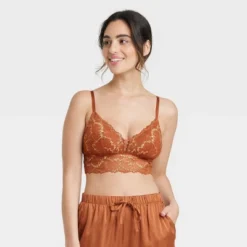 Women's Longline Lace Bralette - Auden™ -Auden GUEST 16a383c1 b583 45dd 8baf 0c74e012707d