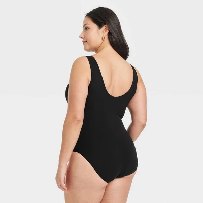 Women's Luxe Stretch Boat Neck Bikini Bodysuit - Auden™ 4 Women's Luxe Stretch Boat Neck Bikini Bodysuit - Auden™ - Image 4