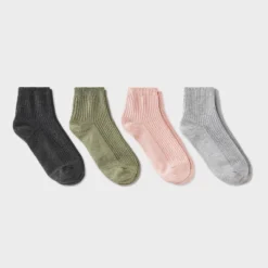 Women's Ultra Soft Everyday Rib-Knit 4pk Ankle Socks - Auden™ 4-10 -Auden GUEST 20e55965 d062 4805 89d6 f579489d80f2