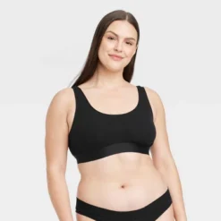 Women's Cotton Stretch Scoop Bralette - Auden™ -Auden GUEST 226e33d5 4daf 49e4 8c9a c1fc4c4f9ca3