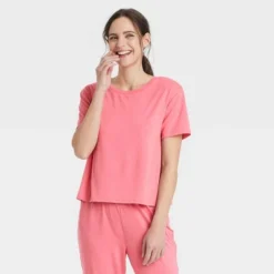 Women's Cooling Jersey Pajama T-Shirt - Auden™ -Auden GUEST 246f7ae1 816e 4dac a464 470a64269f6c