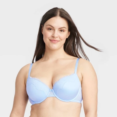 Women's Lace Push-Up Demi T-Shirt Bra - Auden™ 3 Women's Lace Push-Up Demi T-Shirt Bra - Auden™ - Image 3