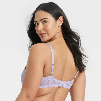 Women's Lace Unlined Balconette Bra - Auden™ 4 Women's Lace Unlined Balconette Bra - Auden™ - Image 4
