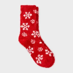 Women's Snowflake Cozy Crew Socks - Auden™ 4-10 -Auden GUEST 2d202ced 85c2 4a68 94ec 72bc74f72dc7