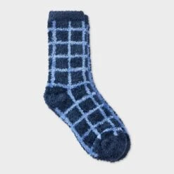 Women's Windowpane Plaid Cozy Crew Socks - Auden™ 4-10 -Auden GUEST 2fb9833f 0aaf 48fc 8ad4 5ab1a86c46cb
