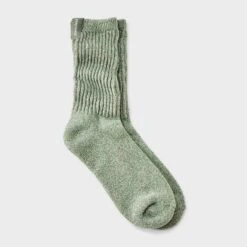 Women's Ultra Soft Ribbed Cushioned Slouch Crew Socks With Woven Label - Auden™ 4-10 -Auden GUEST 3d56551f 1463 476f b0b1 ca3792ebb037