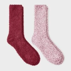 Women's Marled 2pk Cozy Crew Socks - Auden™ One Size -Auden GUEST 3fbb3153 f7db 422a 9451 21b4b9c112ba