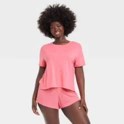 Women's Cooling Jersey Pajama T-Shirt - Auden™ -Auden GUEST 3ff06ca1 4b72 46c1 91fa 97d603d70f70