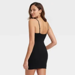 Women's Luxe 4-Way Stretch Slip Dress - Auden™ Black