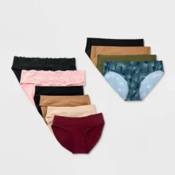Women's 10pk Mix & Match Bikini Underwear - Auden™ Assorted Color -Auden GUEST 4631426b f8ee 41a2 a30e b2d255520195