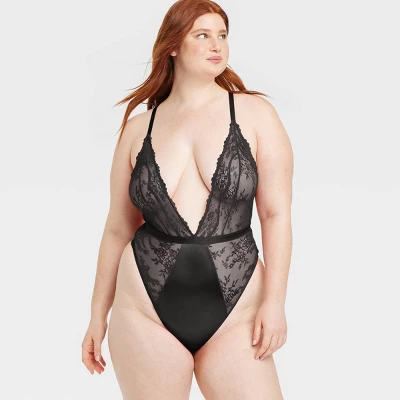 Women's Lace Unlined Lingerie Bodysuit - Auden™ 3 Women's Lace Unlined Lingerie Bodysuit - Auden™ - Image 3