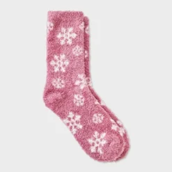 Women's Snowflake Cozy Crew Socks - Auden™ 4-10 -Auden GUEST 582a2298 6ca0 44c5 ad0f 9d15cae0bfff