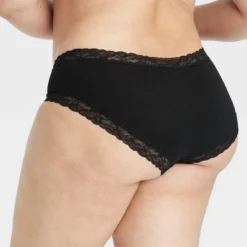 Women's Cotton Blend Hipster Underwear With Lace - Auden™ -Auden GUEST 5ac8b7ef b081 43d7 8ed9 ac8ada923f7a