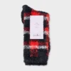 Women's Plaid Cozy Crew Socks - Auden™ 4-10