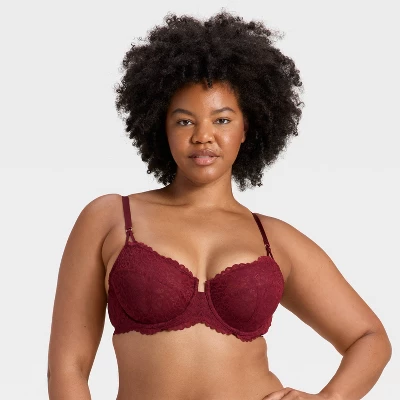 Women's Lace Unlined Balconette Bra - Auden™ 5 Women's Lace Unlined Balconette Bra - Auden™ - Image 5