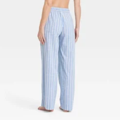 Women's Striped Cotton Blend Pajama Pants - Auden™