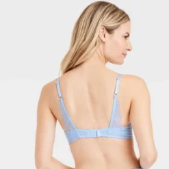 Women's Lace Push-Up Demi T-Shirt Bra - Auden™