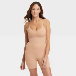 Women's Medium Shaping Seamless Mid-Thigh Bodysuit - Auden™ -Auden GUEST 64162ff2 43fa 4df0 9d91 6d8f0e24d50e