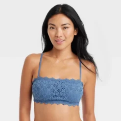 Women's Eyelet Lace Lightly Lined Bandeau Bralette - Auden™ -Auden GUEST 64c528c0 5d1f 4037 a2a6 1c44a9830c79