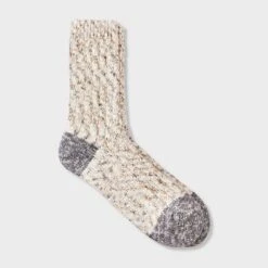 Women's Space Dye Ribbed Super Soft Crew Boot Socks - Auden™ Ivory 4-10 -Auden GUEST 65382c91 8863 4c3f 81c3 4a61818c4154