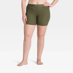 Women's Cotton Blend Ribbed Boxer Briefs Underwear - Auden™ -Auden GUEST 65c1f502 ab26 4e6f 9146 139b1bfd24bc