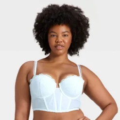 Women's Woven Cotton Lingerie Corset - Auden™ White -Auden GUEST 6e1ff088 9c72 4f56 8c60 59dfefb69330