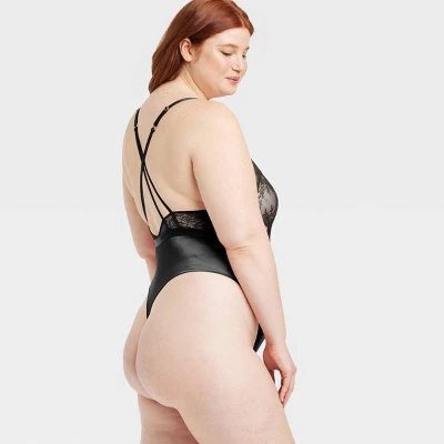 Women's Lace Unlined Lingerie Bodysuit - Auden™ 4 Women's Lace Unlined Lingerie Bodysuit - Auden™ - Image 4