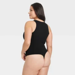 Women's Luxe Stretch High Neck Racer Thong Bodysuit - Auden™ -Auden GUEST 760151a2 e258 4340 801b 014c3132d678