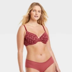 Women's Cotton Lightly Lined Demi T-Shirt Bra - Auden™ -Auden GUEST 868df825 fde8 4c3d ba29 95ca68568675