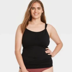 Women's All-in-One Nursing And Pumping Cami - Auden™ Black XS -Auden GUEST 95913b3d fd57 4869 8054 df3b74b8f842