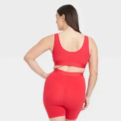 Women's Cotton Boxer Briefs - Auden™ Red -Auden GUEST 95ca74bd bb6e 4420 9dae 99b17efc6cb6