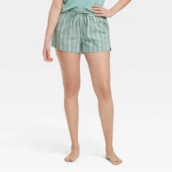 Women's Striped Cotton Pajama Shorts - Auden™ -Auden GUEST 9c5ee0d7 a434 4b9e ada9 6234b7a223f9