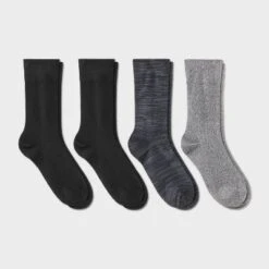 Women's Ultra Smooth Supersoft Fine Gauge Knit 4pk Crew Socks - Auden™ 4-10 -Auden GUEST a0f93a95 06c2 400b b015 13ddfcd87017