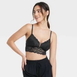 Women's Longline Lace Bralette - Auden™ -Auden GUEST a16e0553 e874 4788 97a3 613aefe486a6
