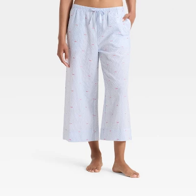 Women's Cropped Pajama Pants - Auden™ 3 Women's Cropped Pajama Pants - Auden™ - Image 3