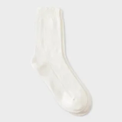 Women's Scalloped Edge Textured Ribbed Super Soft Crew Boot Socks - Auden™ 4-10 -Auden GUEST a45cee52 6b0b 4e3a 8c4d 9252dc4b190b