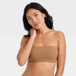 Women's Luxe Stretch Unlined Bandeau Bra - Auden™ -Auden GUEST ab108702 02e3 4a7d a5e9 c4135aa30a89