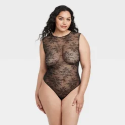 Women's Lace Sleeveless Lingerie Bodysuit - Auden™ Black -Auden GUEST b12cab15 af44 4bf1 8d13 5347fdf116cd