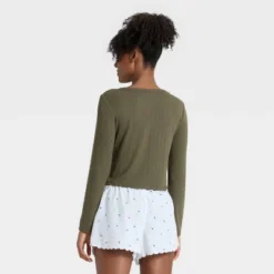 Women's Ribbed Pajama Cardigan - Auden™