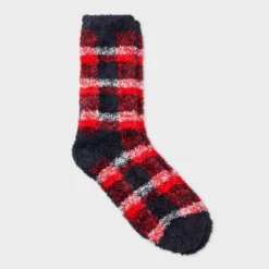 Women's Plaid Cozy Crew Socks - Auden™ 4-10 -Auden GUEST c467b6fa 52c1 4ff9 9ced c339c2c3de68