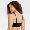 Women's Satin Square Neck Lingerie Bralette - Auden™