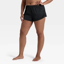 Women's Lace Trim Satin Pajama Shorts - Auden™ -Auden GUEST d3275a47 9088 4a56 a2f0 a1467c686ec4