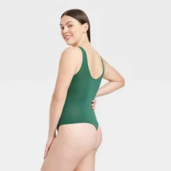 Women's 4-Way Stretch Tank Bodysuit - Auden™ Green -Auden GUEST db729dcf e873 4ae7 85f4 c83ef57a2d36