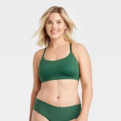 Women's Signature Smooth Scoop Bralette - Auden™ Green -Auden GUEST dc117186 d496 4a07 9574 82916688d8bf